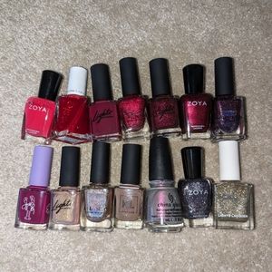 Red and Nude Polish Bundle